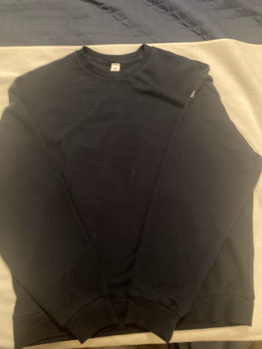 Alo Yoga Chill Crewneck pullover Navy oversized unisex